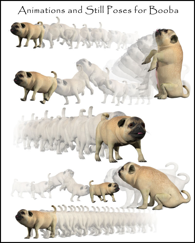 Animations and Still Poses for Booba by N/A