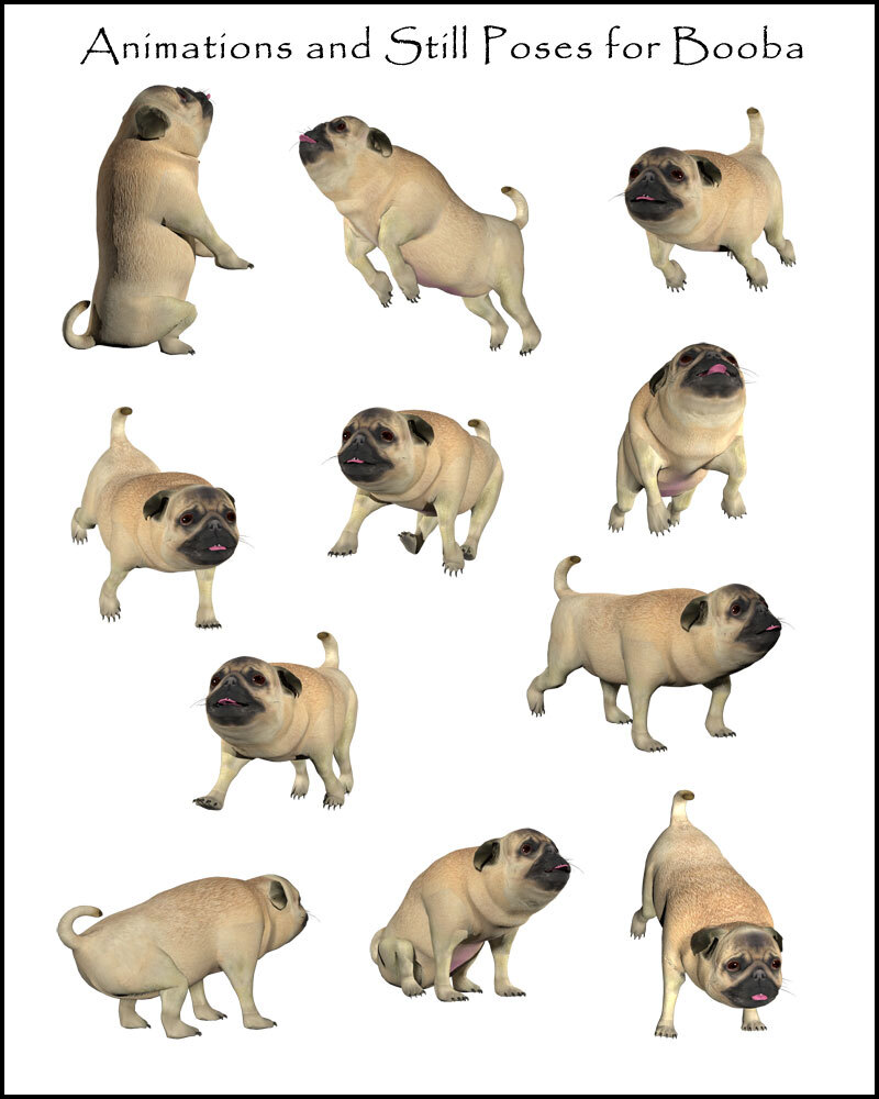 Animations and Still Poses for Booba by N/A