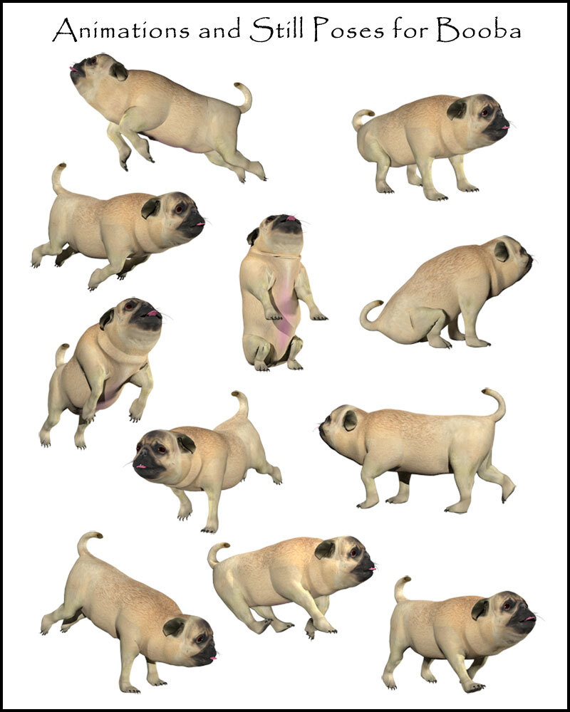 Animations and Still Poses for Booba by N/A