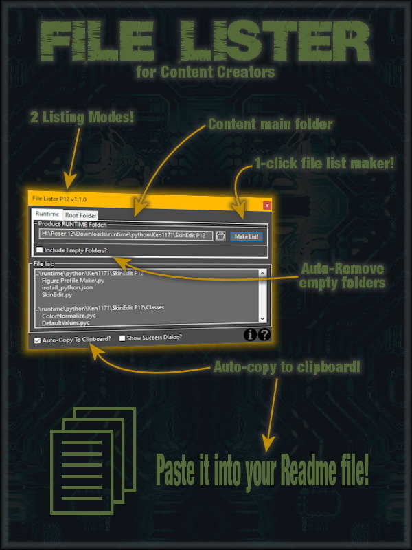 Lister Master for Poser 12 by N/A