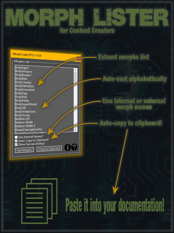 Lister Master for Poser 12 by N/A