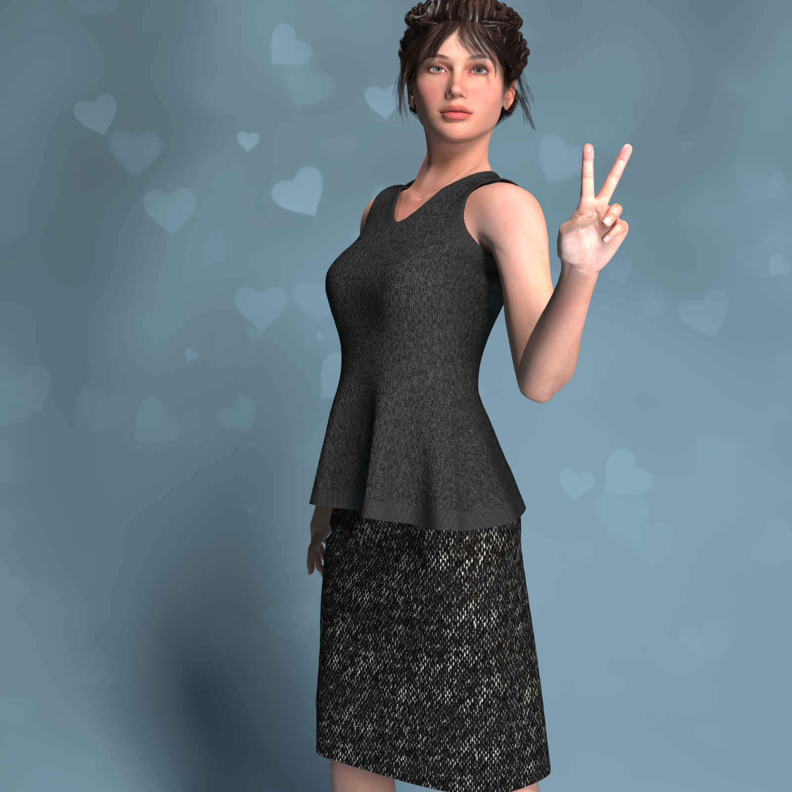 Dynamic Skirt Set for Dawn and La Femme by N/A
