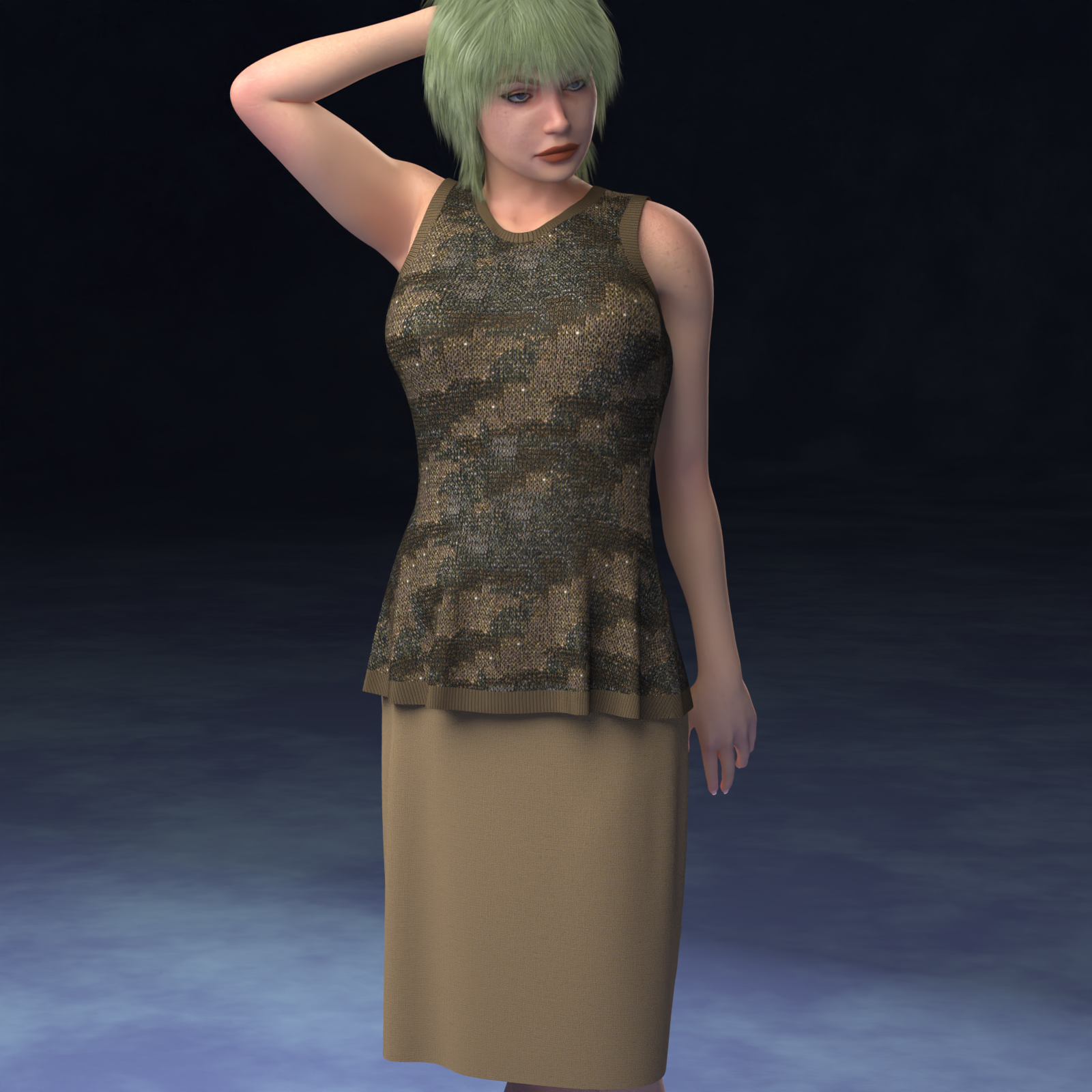 Dynamic Skirt Set for Dawn and La Femme by N/A