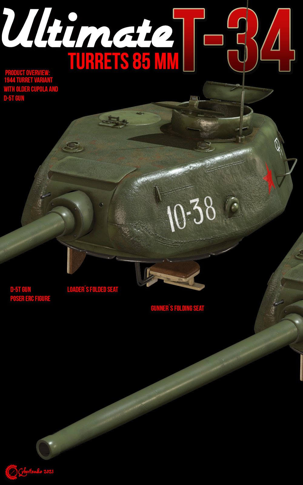 Ultimate T-34: Turrets 85 mm by N/A