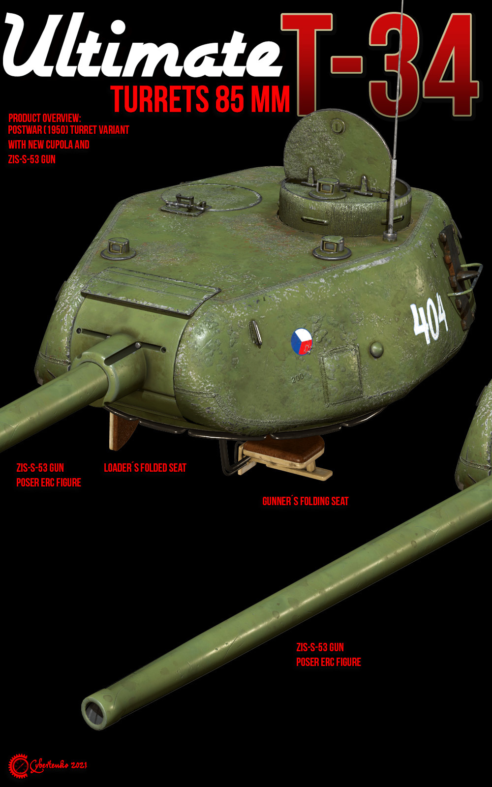 Ultimate T-34: Turrets 85 mm by N/A
