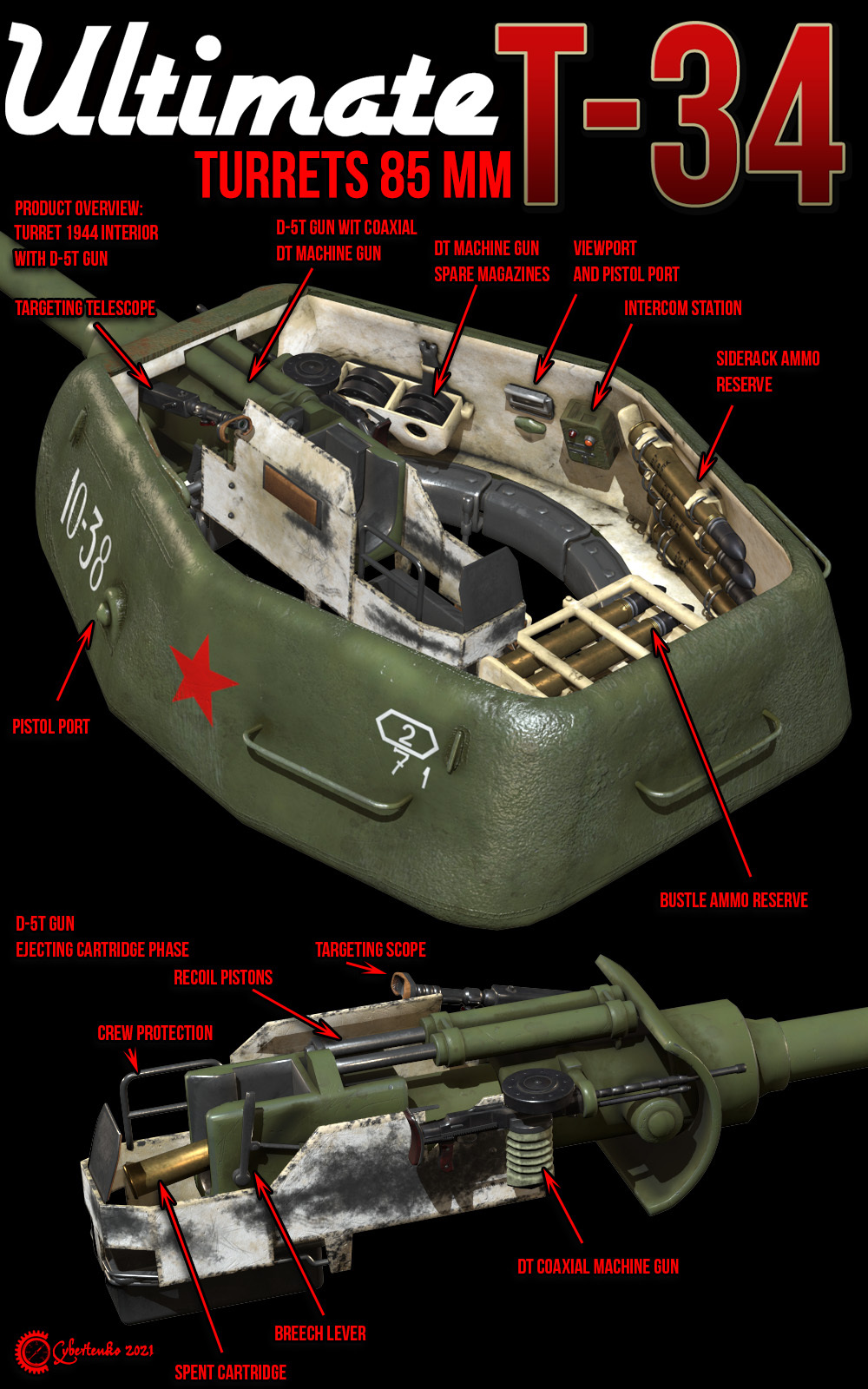 Ultimate T-34: Turrets 85 mm by N/A