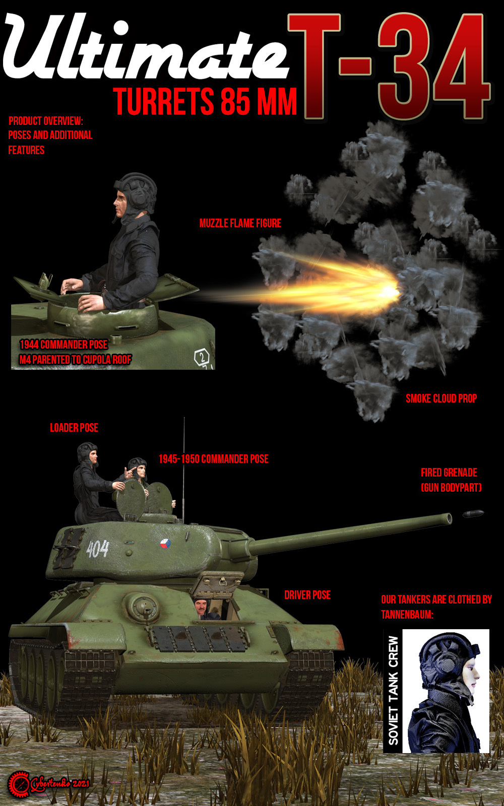 Ultimate T-34: Turrets 85 mm by N/A
