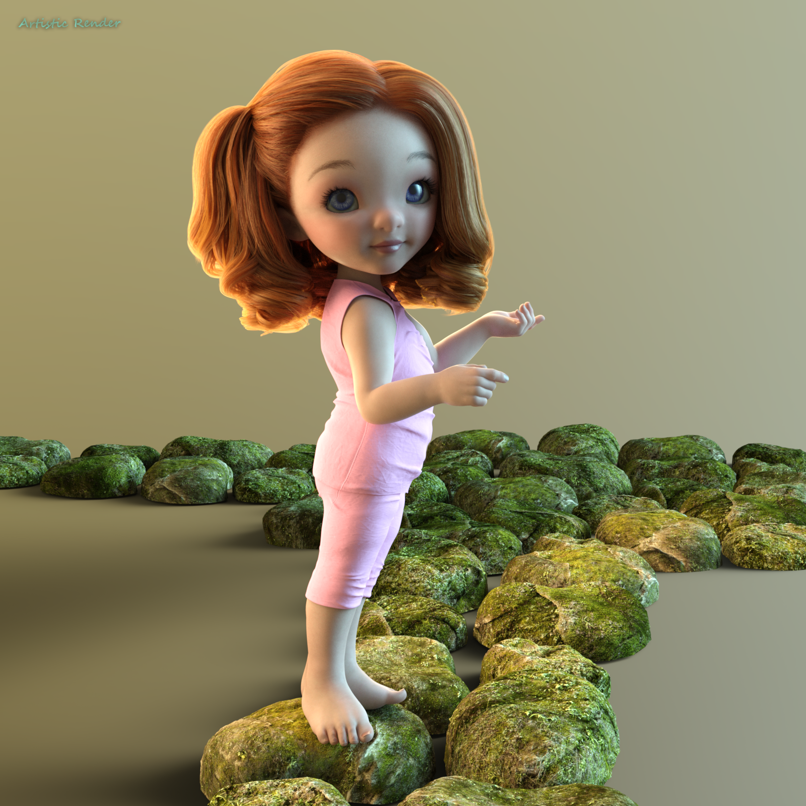 Mossy Stone Path Kit by N/A