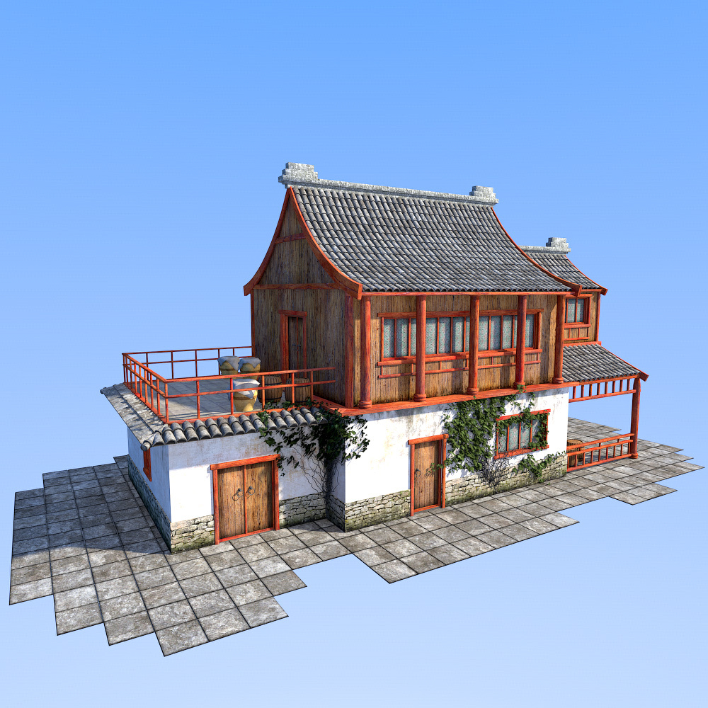Sweet Orient House for Daz Studio by N/A