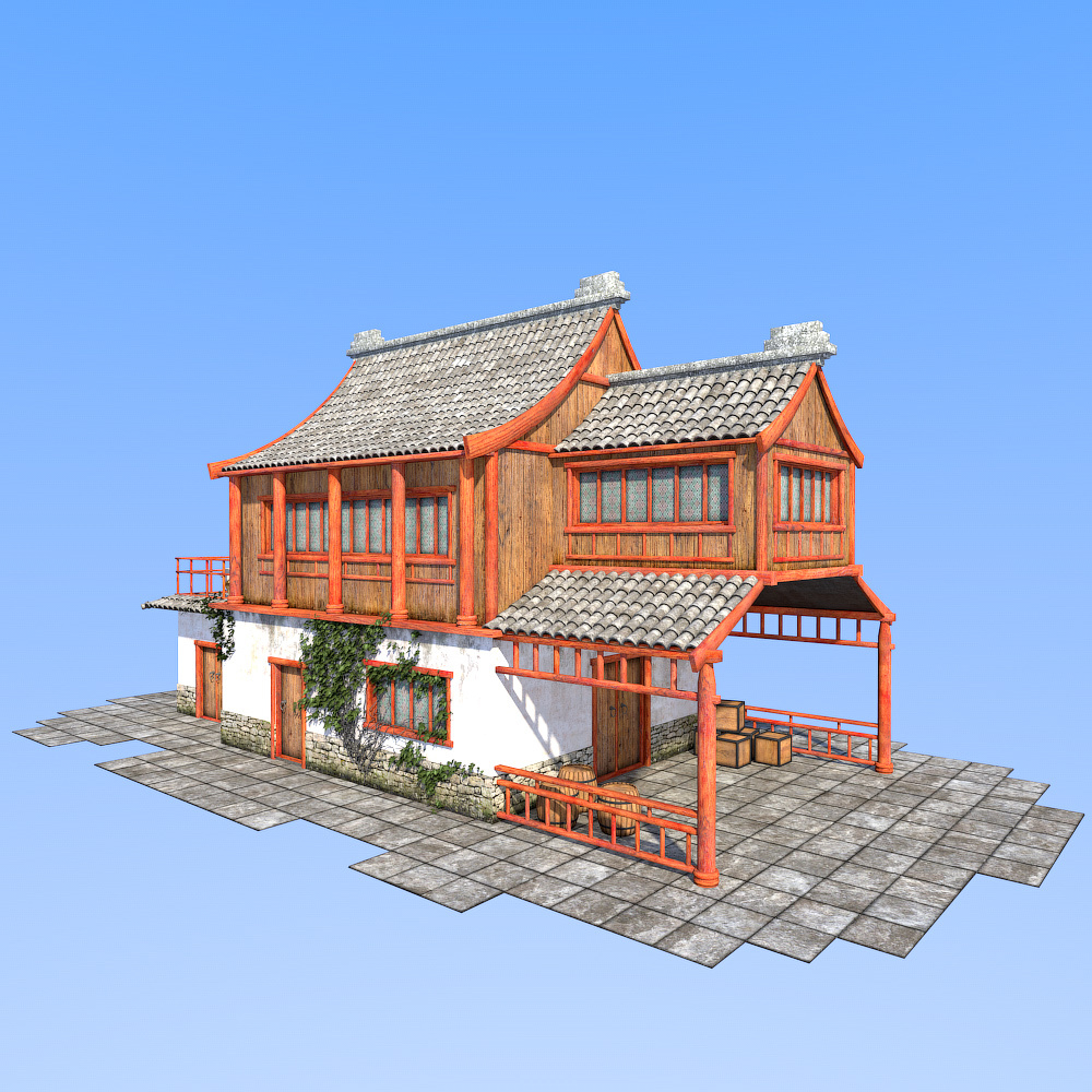 Sweet Orient House for Daz Studio by N/A