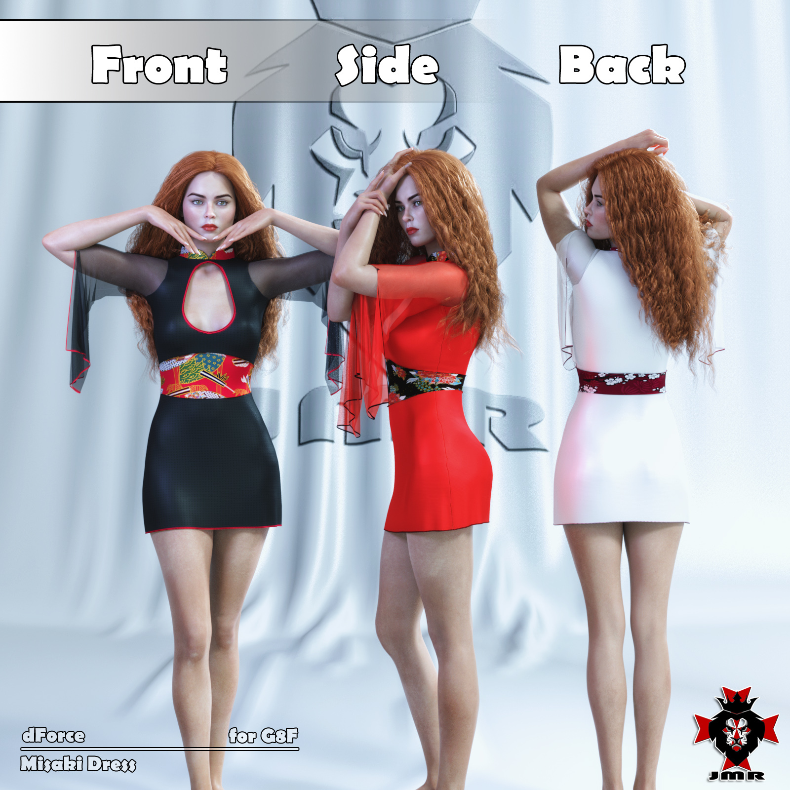 JMR dForce Misaki Dress for G8F by N/A
