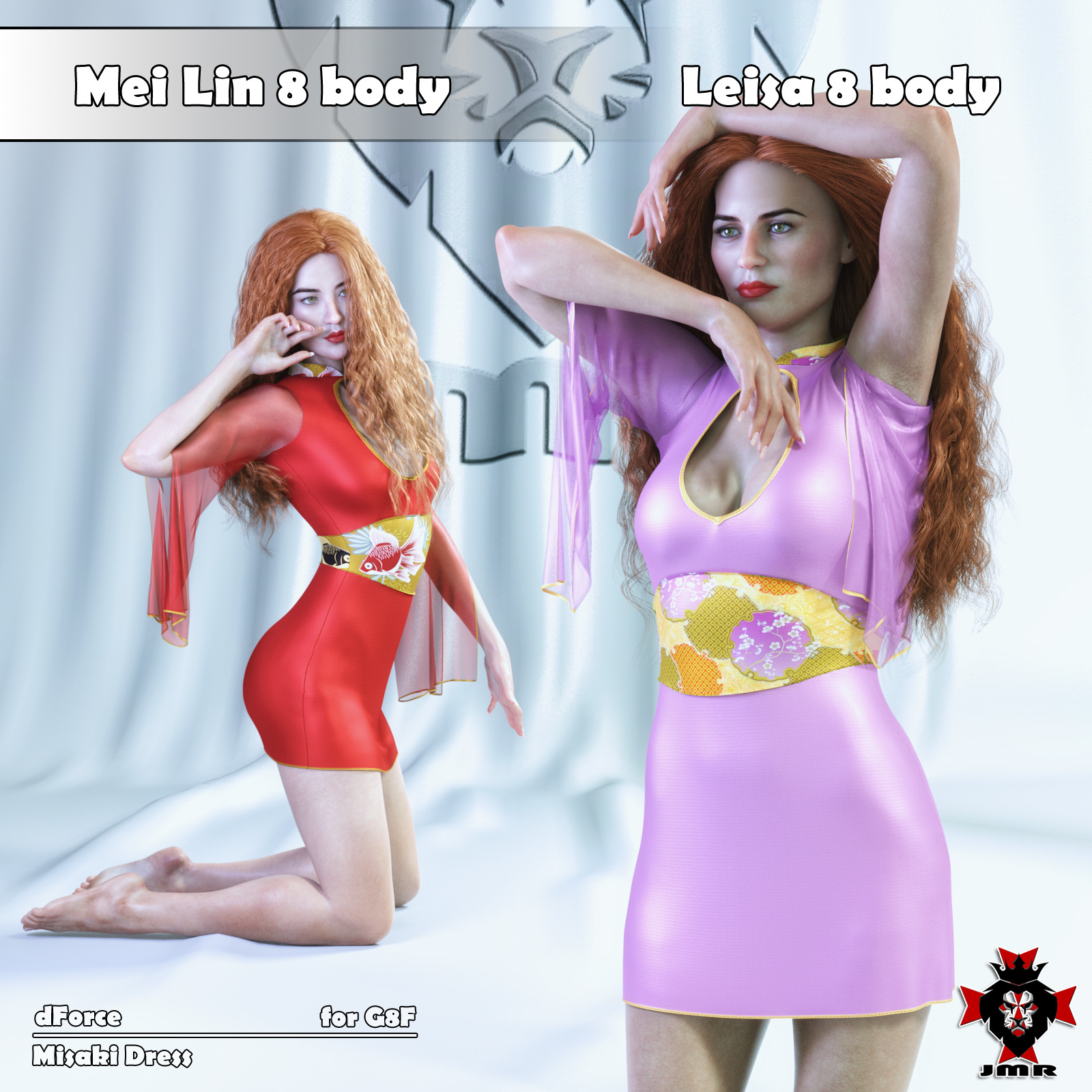 JMR dForce Misaki Dress for G8F by N/A