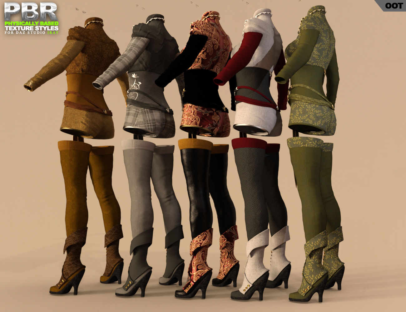 OOT PBR Texture Styles for Chosen Outfit by N/A