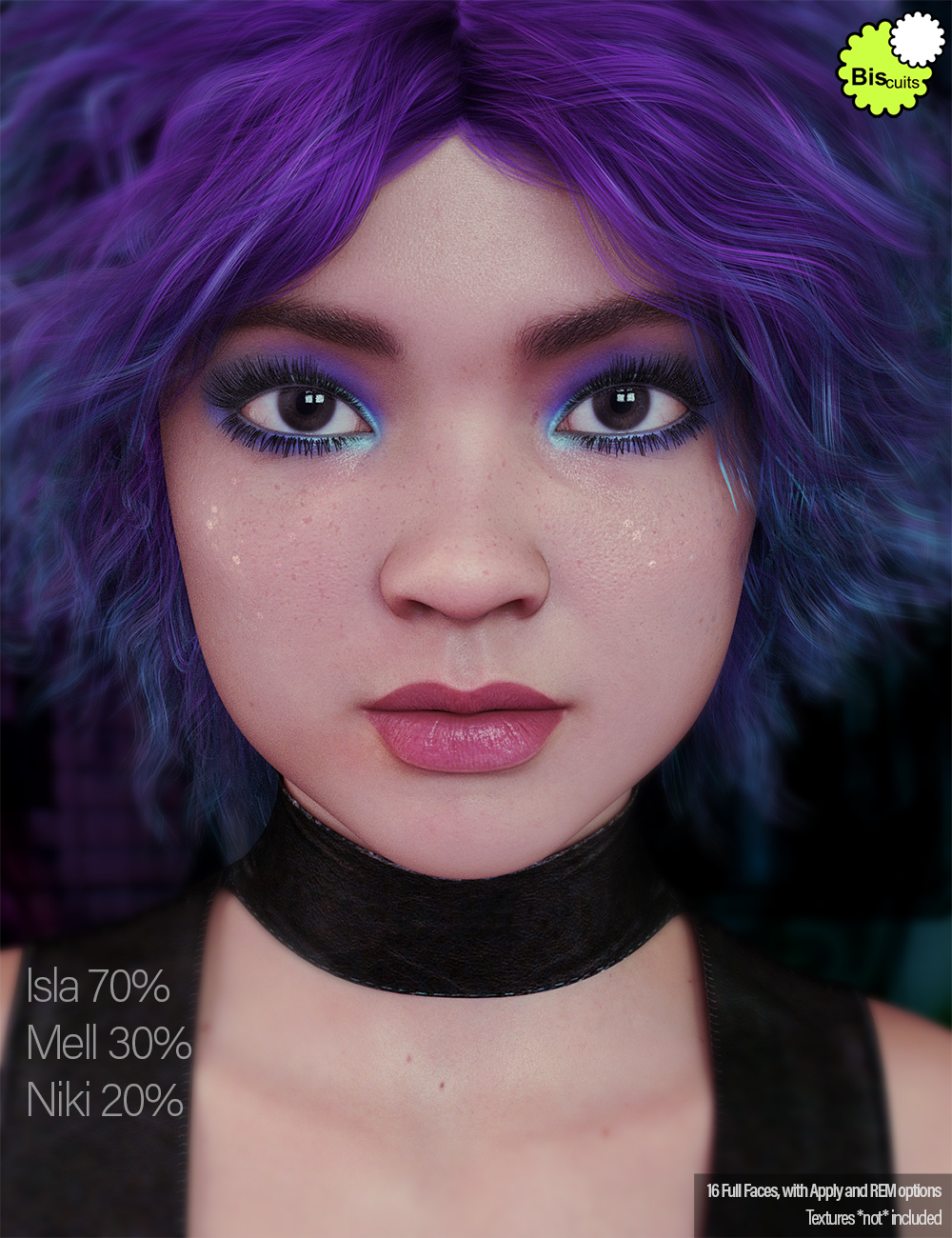 Biscuits Personalities for Genesis 8 Female by N/A