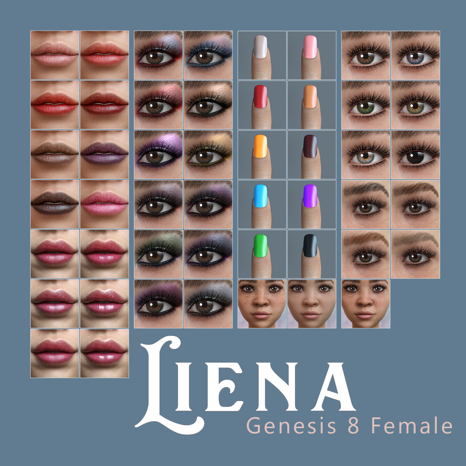 Liena HD For Genesis 8 Female by N/A