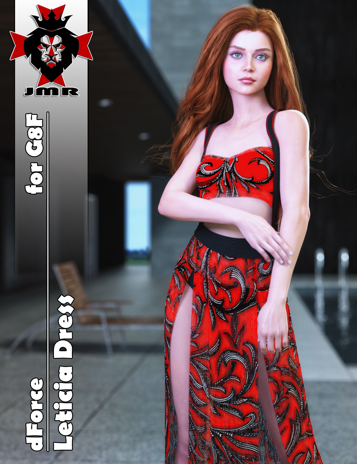 JMR dForce Leticia Dress for G8F by N/A