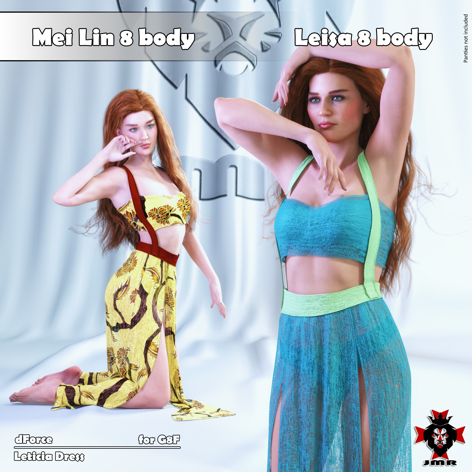 JMR dForce Leticia Dress for G8F by N/A
