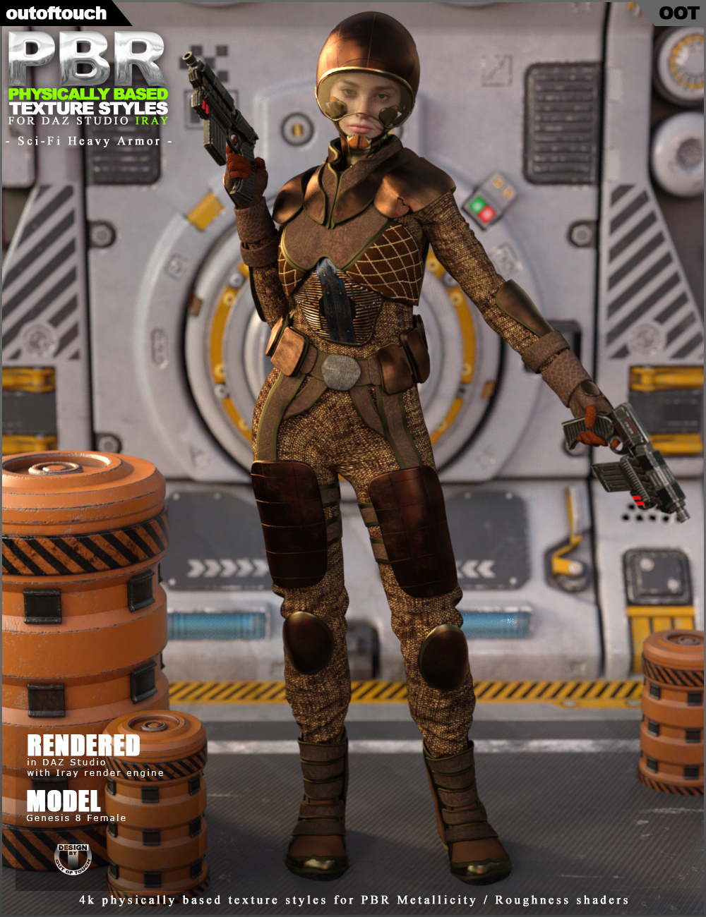 OOT PBR Texture Styles for Sci-Fi Heavy Armor by N/A