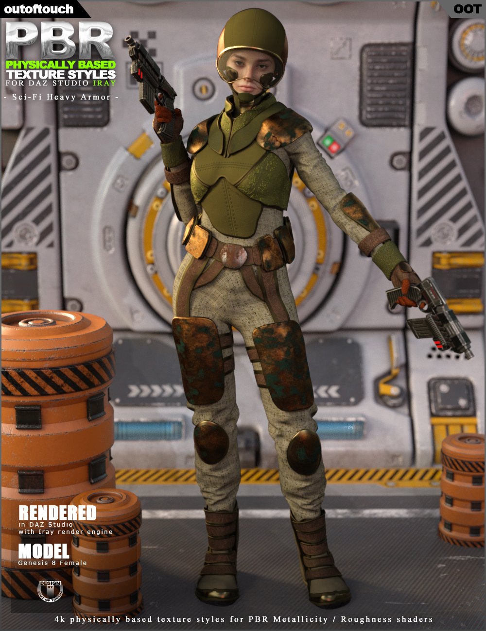 OOT PBR Texture Styles for Sci-Fi Heavy Armor by N/A