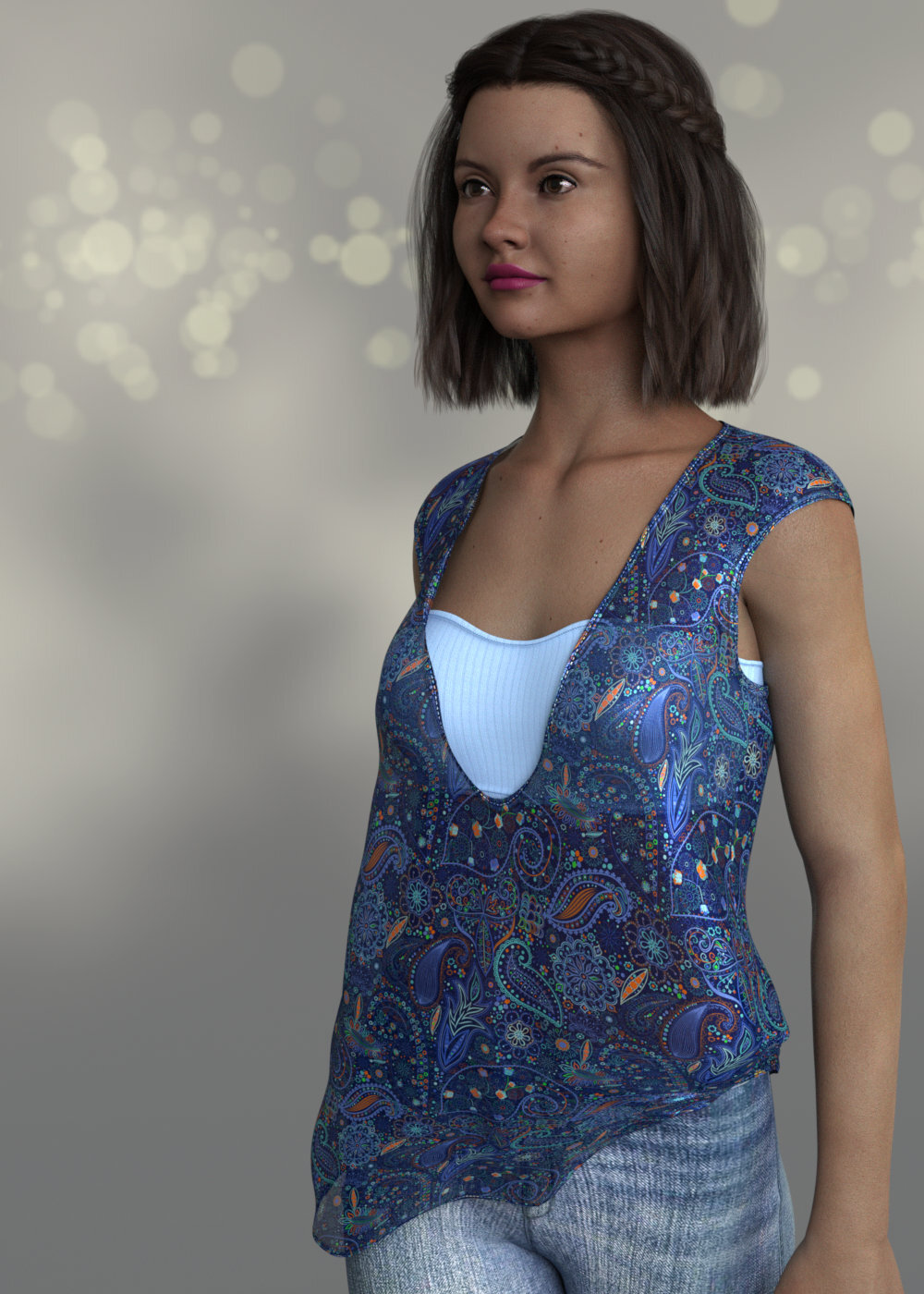 Chilla Top Set for Genesis 8 Female by N/A