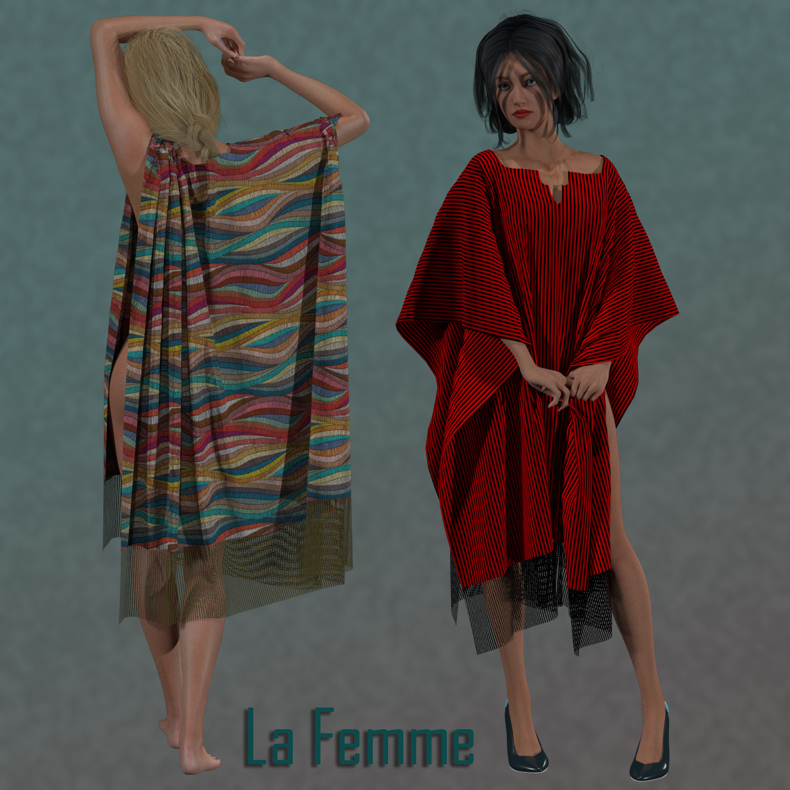 Magic Sarapes for Poser's Power Couples by N/A
