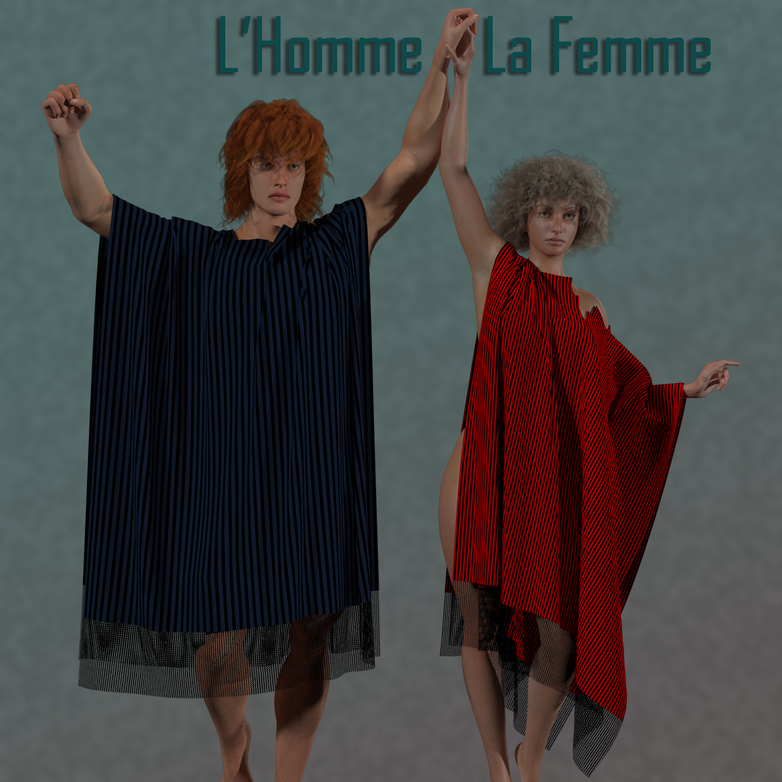 Magic Sarapes for Poser's Power Couples by N/A