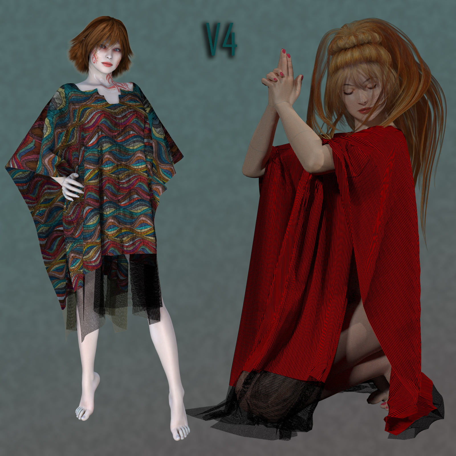 Magic Sarapes for Poser's Power Couples by N/A