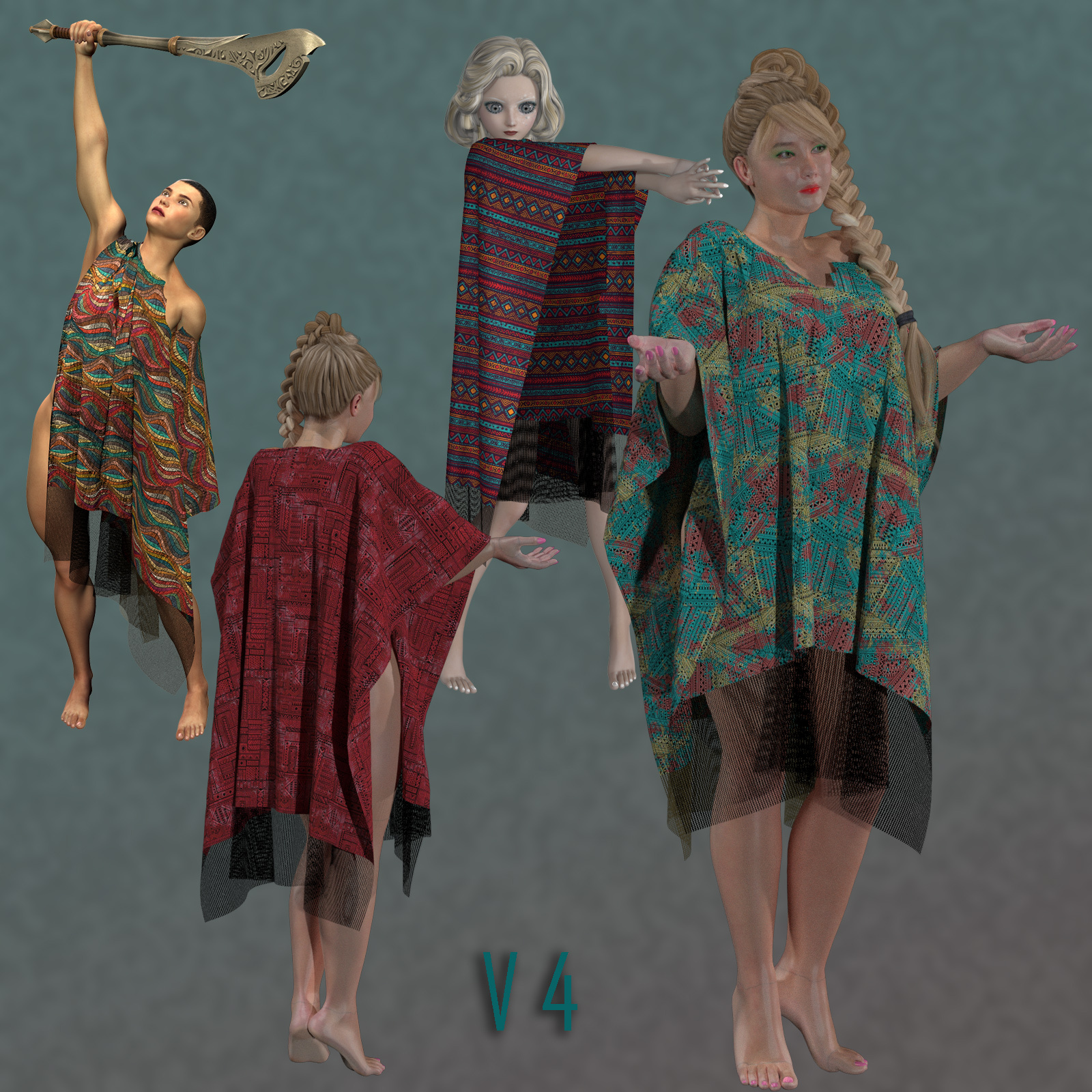 Magic Sarapes for Poser's Power Couples by N/A