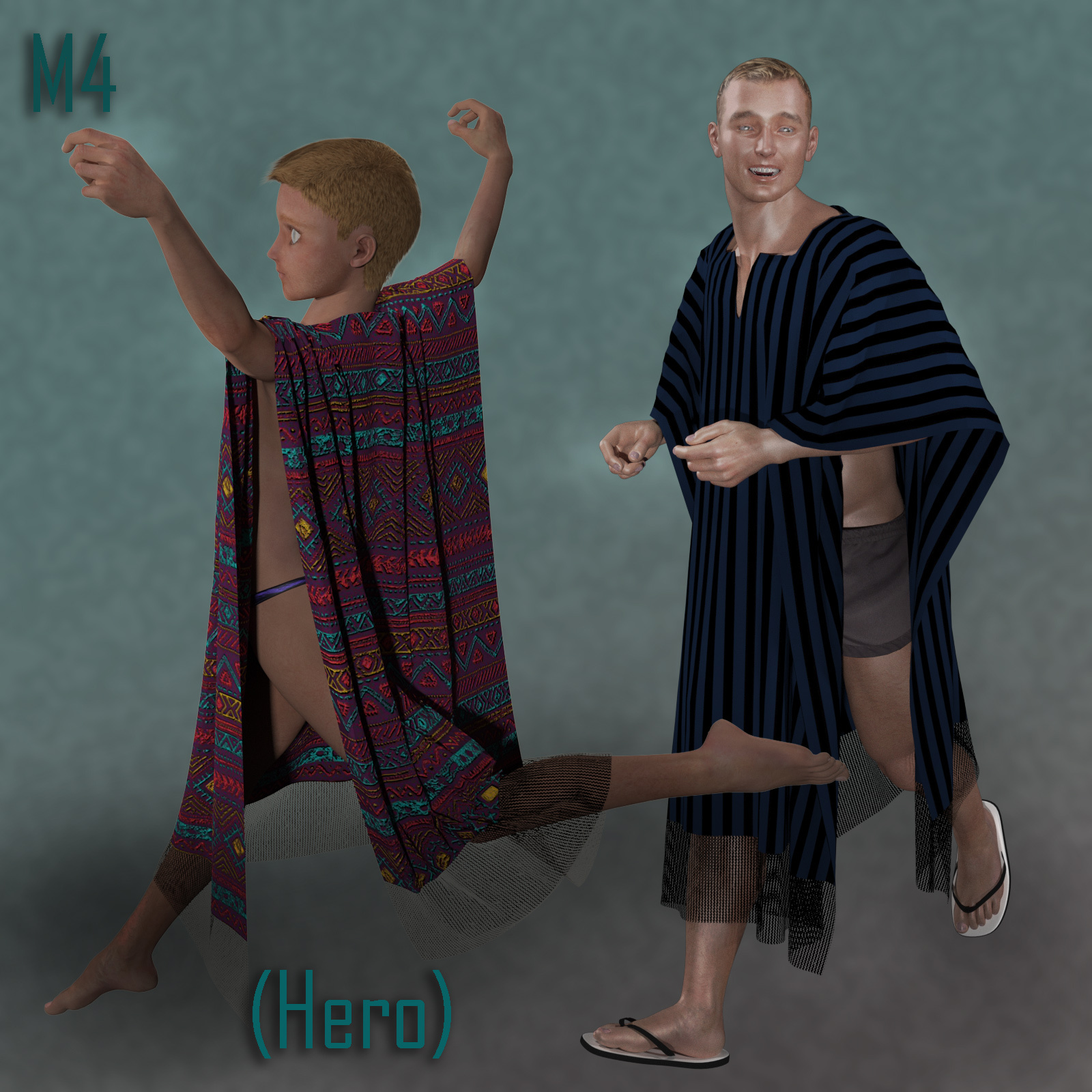 Magic Sarapes for Poser's Power Couples by N/A