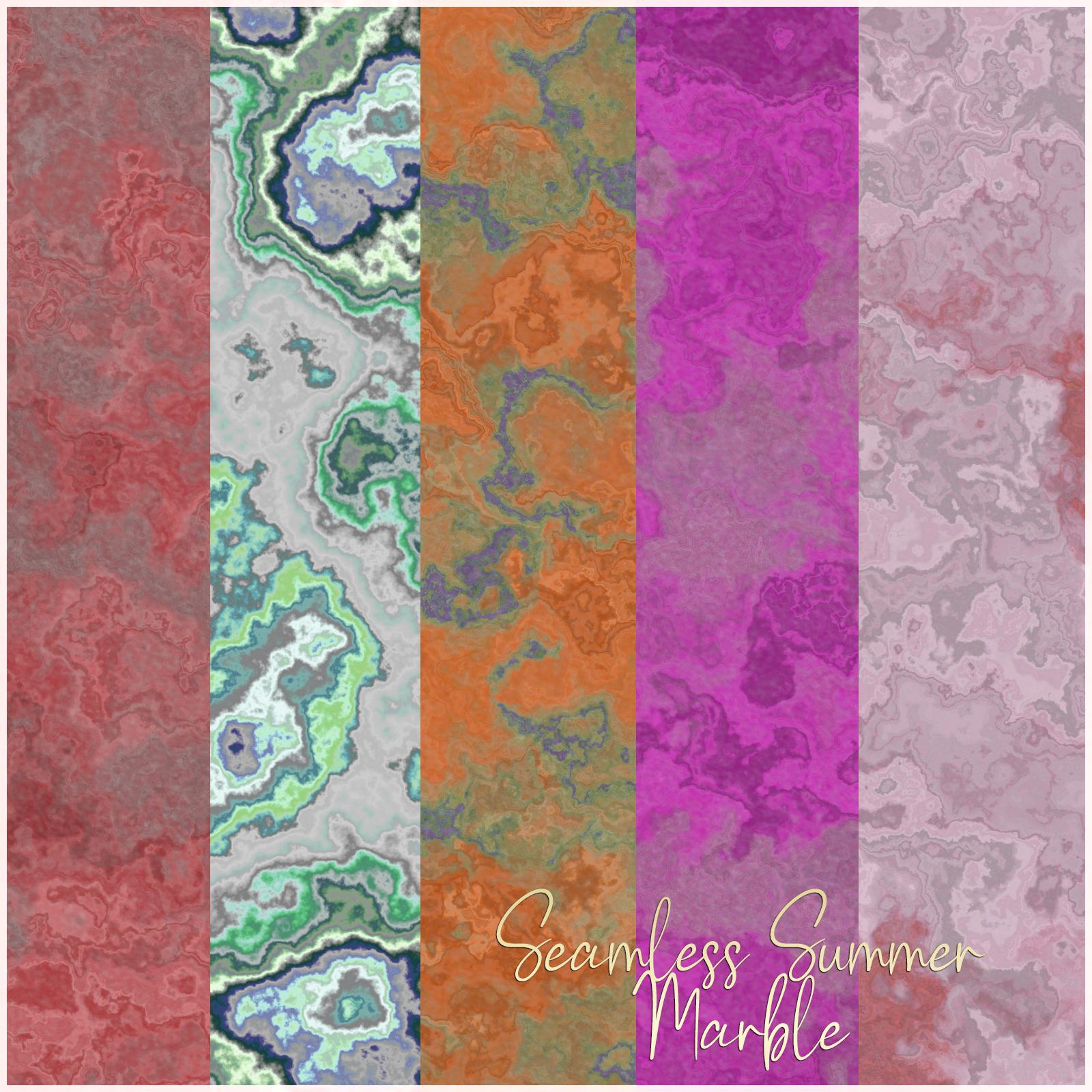 Seamless Summer Marble by N/A