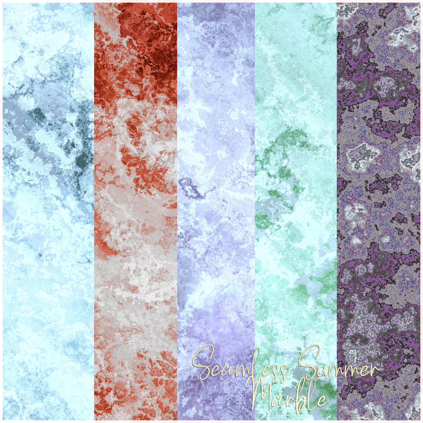 Seamless Summer Marble by N/A