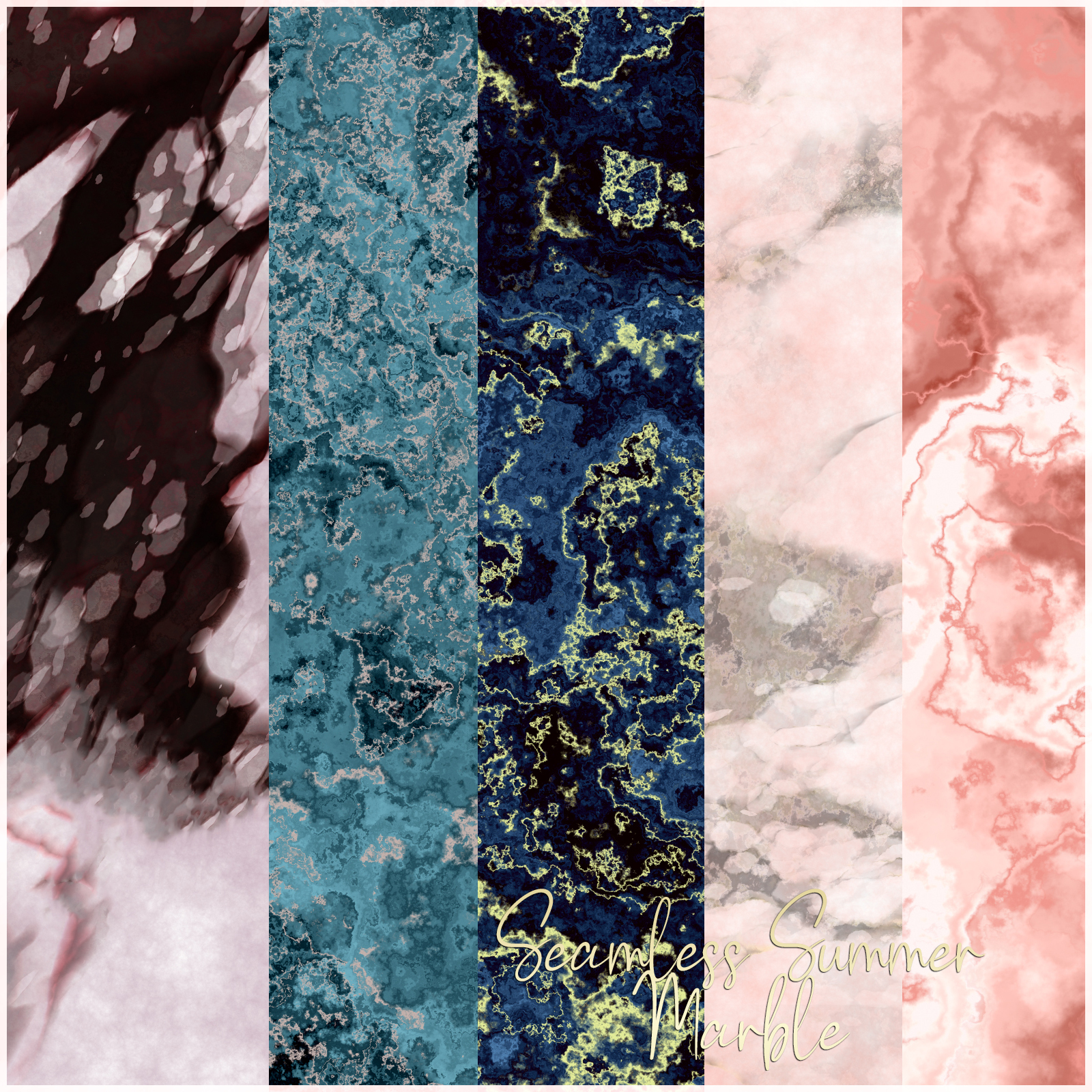 Seamless Summer Marble by N/A