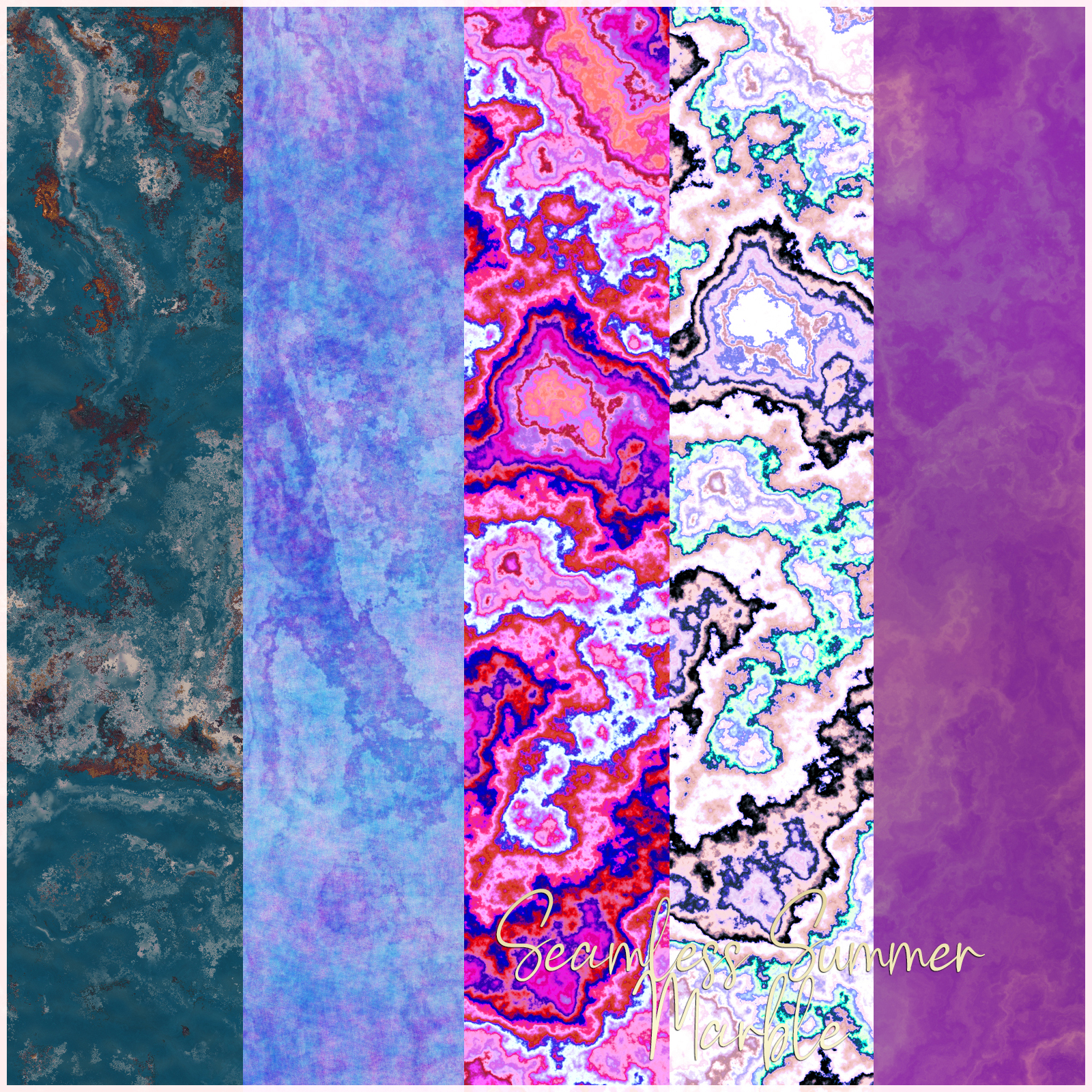 Seamless Summer Marble by N/A