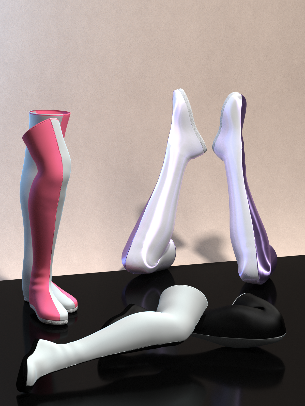 Anime Thigh Boots by N/A