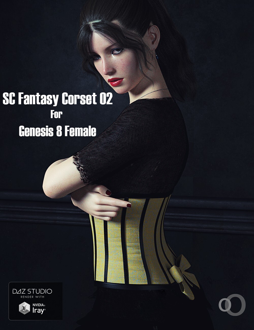 SC Solo Fantasy Corset 02 for Genesis 8 female by N/A