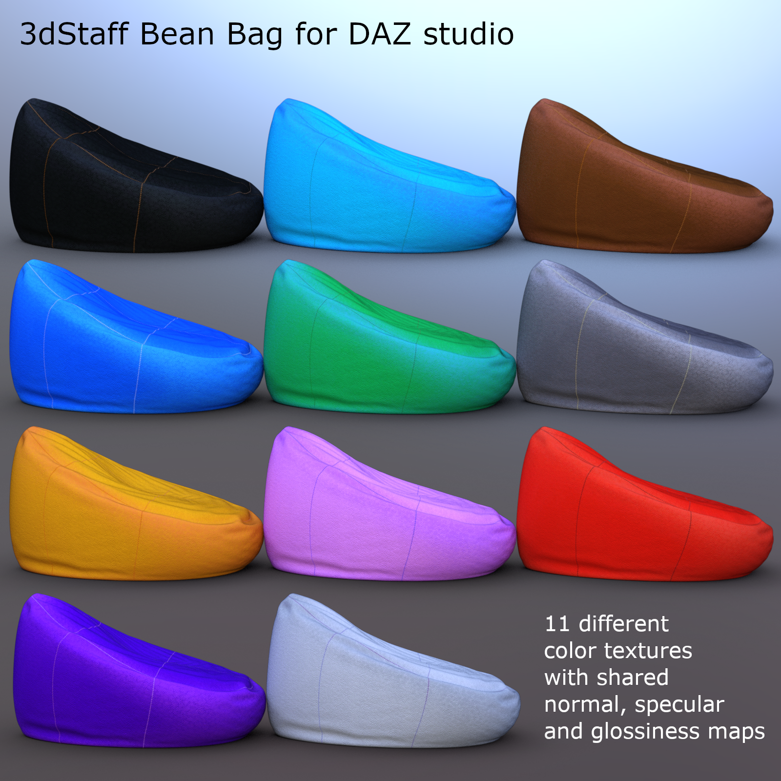 3dStaff Bean Bag by N/A