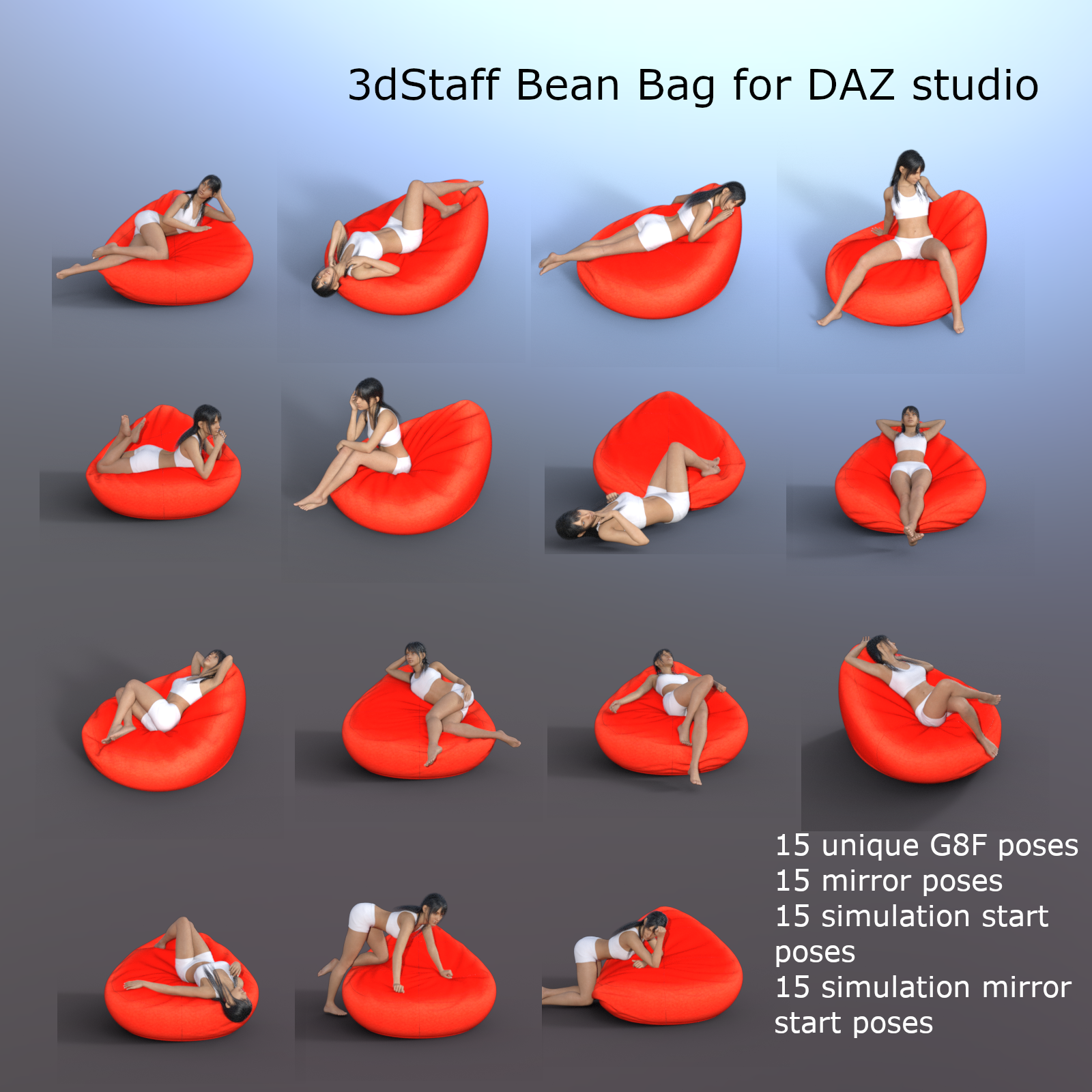 3dStaff Bean Bag by N/A