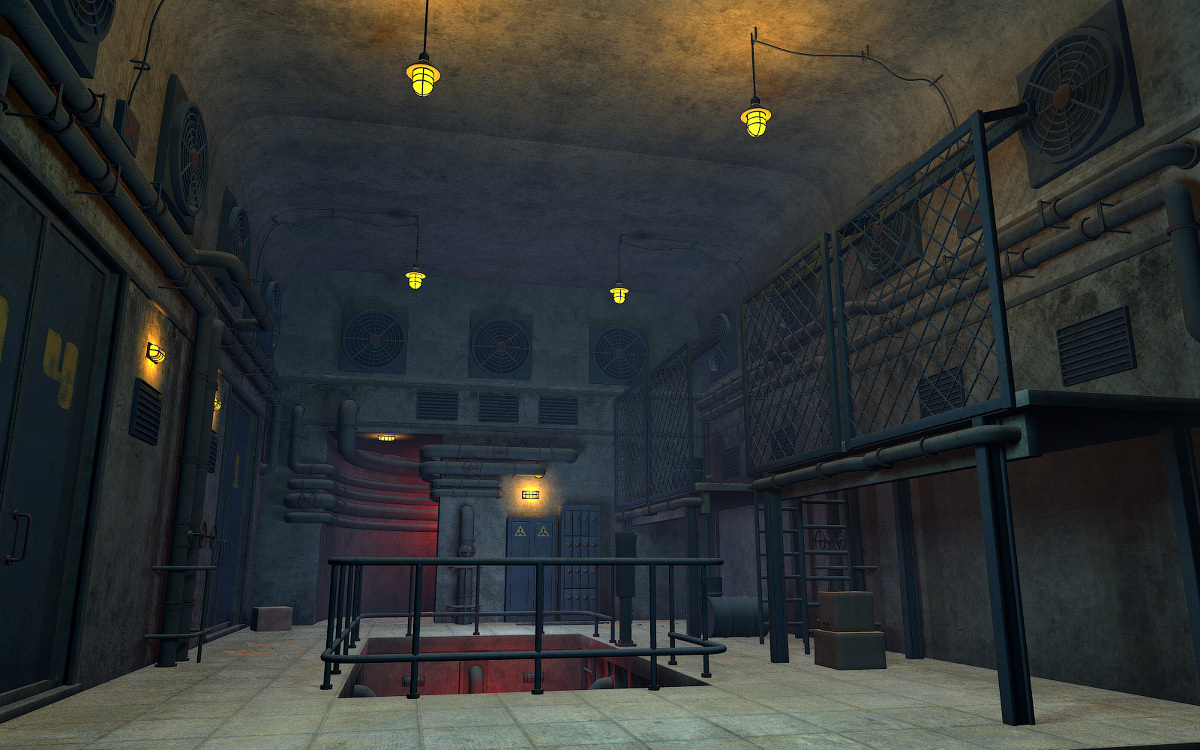 Sci-Fi Modular Hangar for Daz Studio by N/A