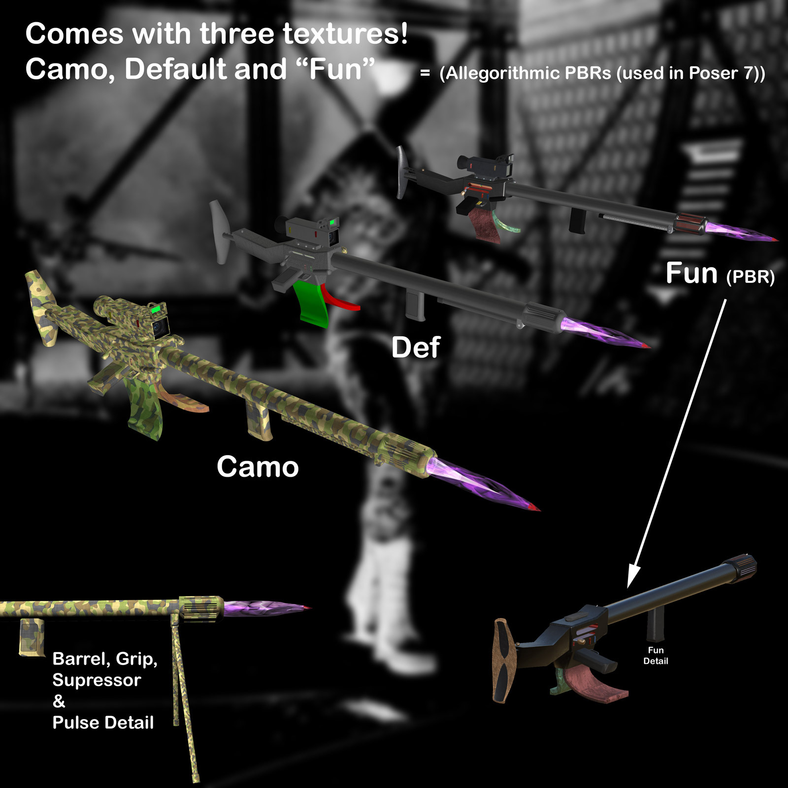 AtoZ Pulse Rifle 1 Poser Weapons III v1 by N/A