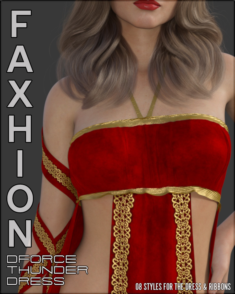 Faxhion - dForce Thunder Dress by N/A