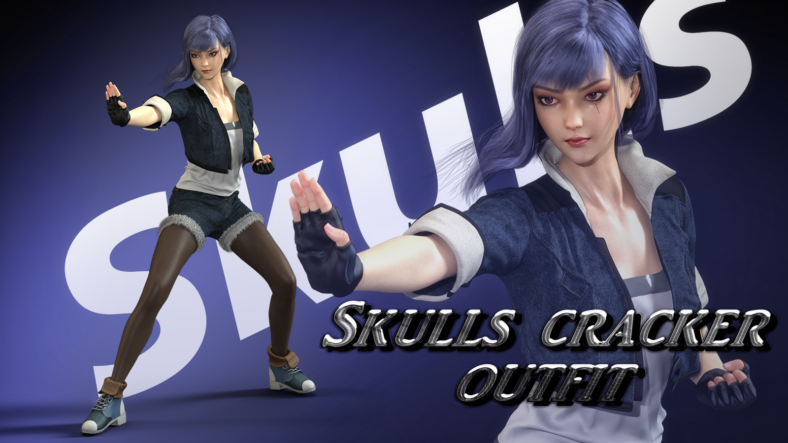 Skulls cracker outfit for G8F by N/A