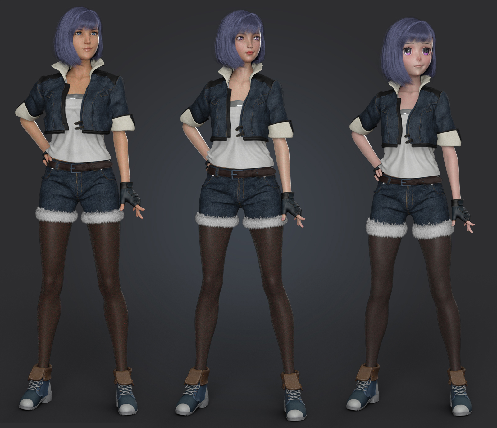 Skulls cracker outfit for G8F by N/A