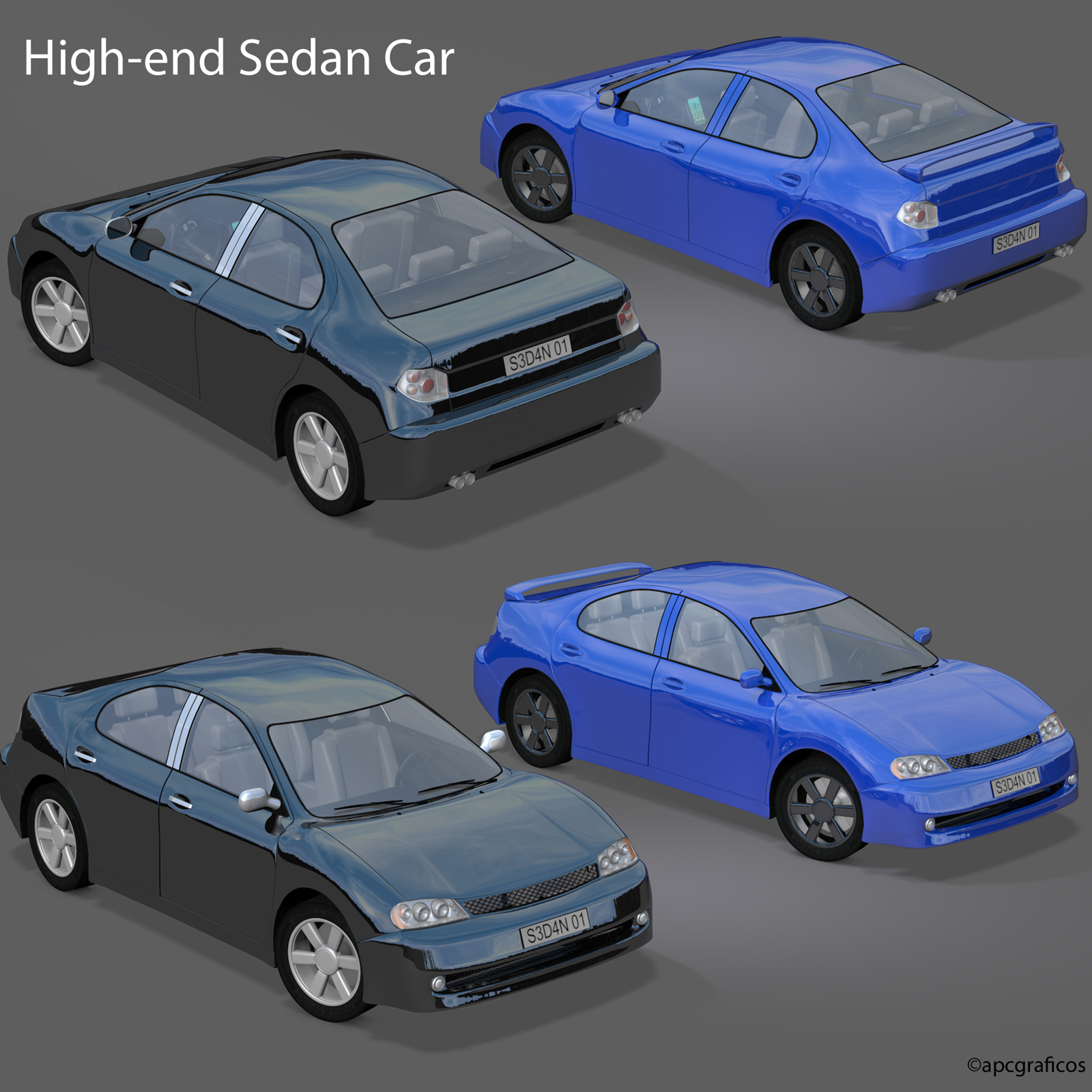 High-end Sedan Car by N/A
