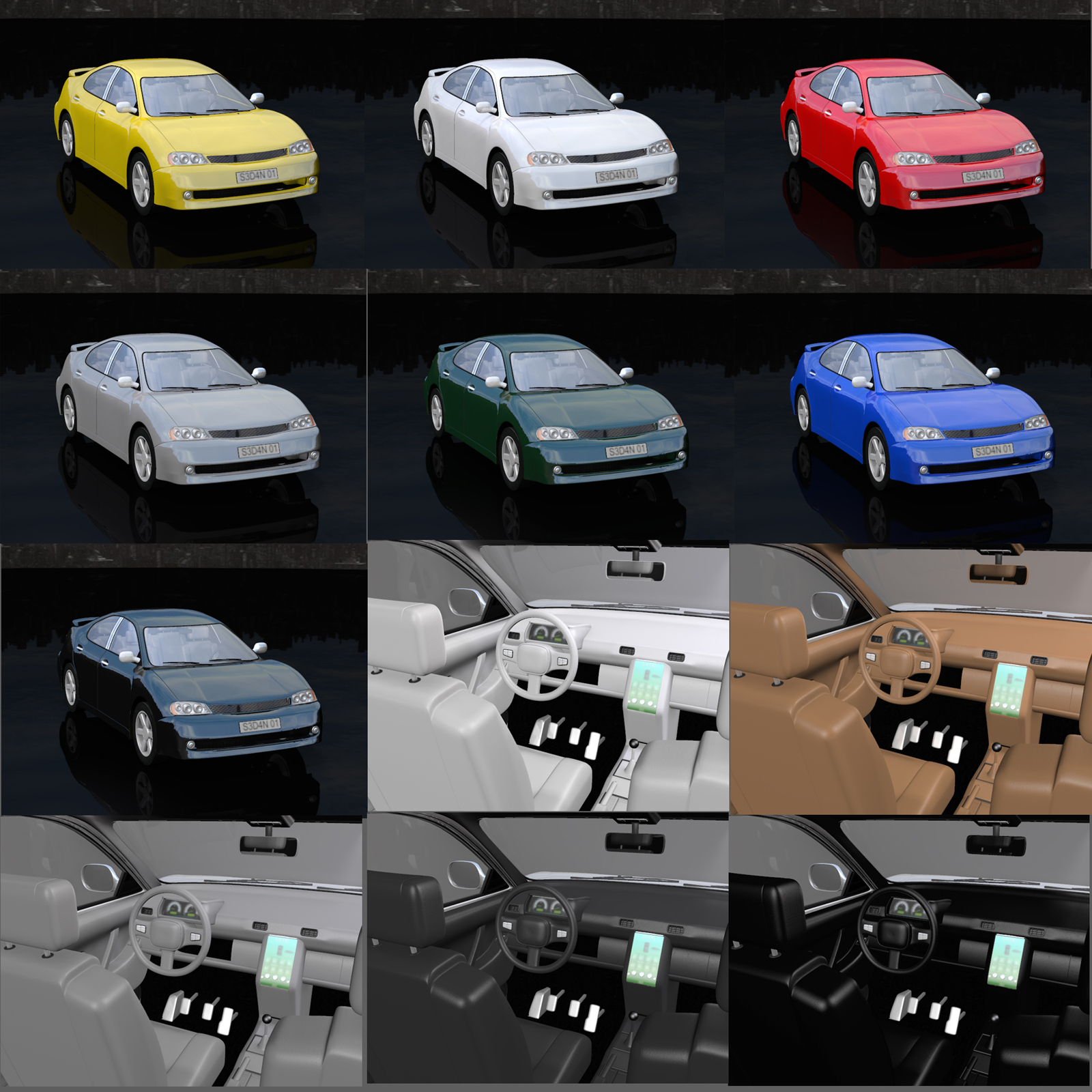 High-end Sedan Car by N/A