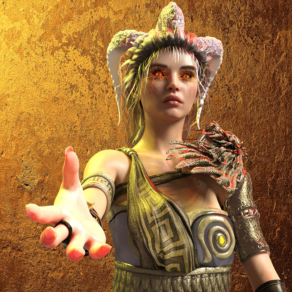 LA Sculpted Horns for Genesis 8 or 8.1 by N/A
