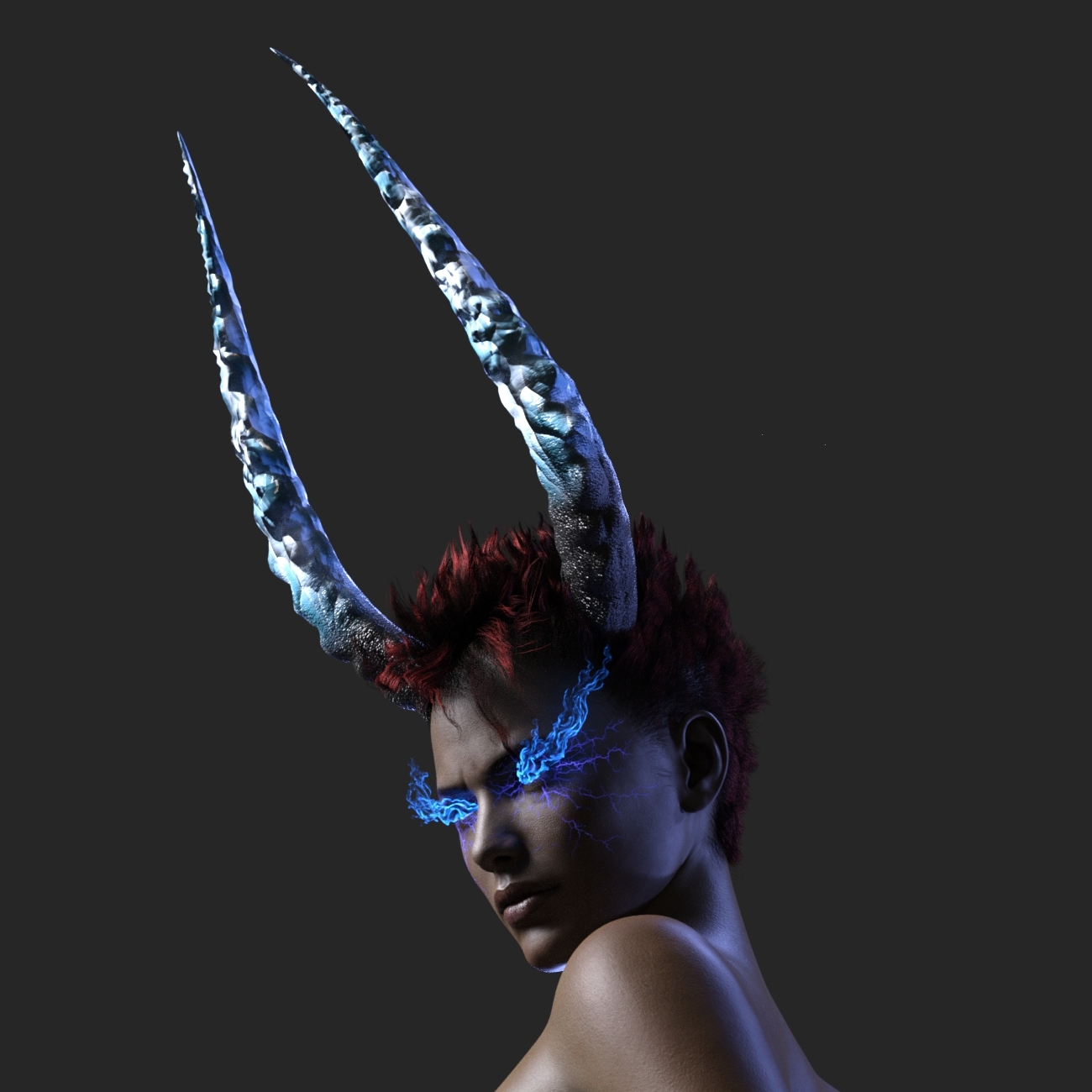 LA Sculpted Horns for Genesis 8 or 8.1 by N/A
