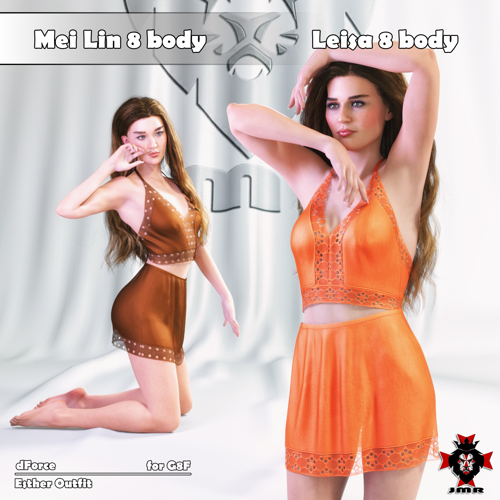 JMR dForce Esther Outfit for G8F by N/A