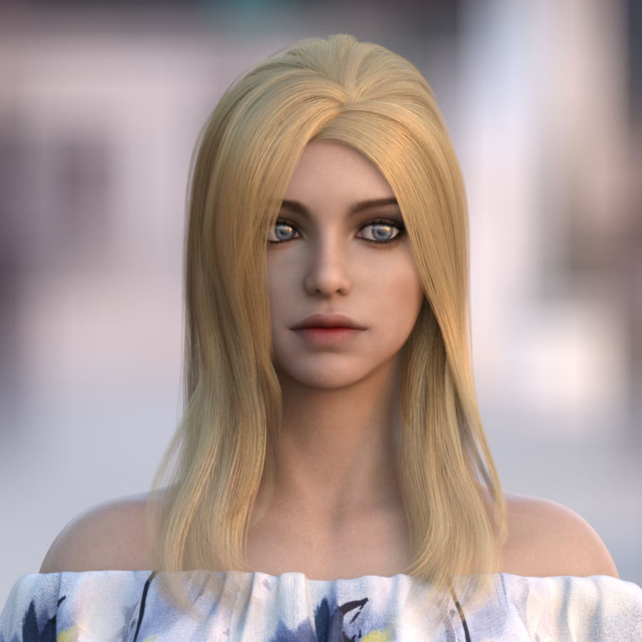 SE Hair for Genesis 8 and 8.1 Female by N/A