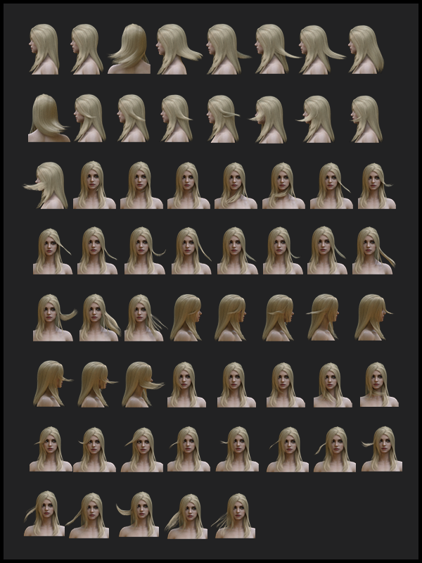 SE Hair for Genesis 8 and 8.1 Female by N/A