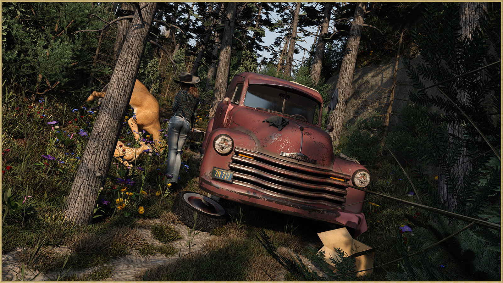 Two Track in the Woods for DS by N/A